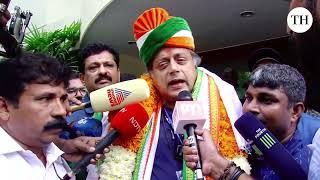 Lok Sabha elections 2024  Congress leader Shashi Tharoor after extending his lead