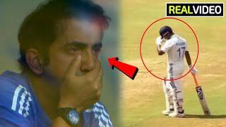 Gautam Gambhirs eyes filled with tears after seeing Rishabh Pant start crying out in Ind vs NZ test