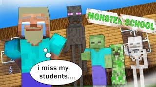 OLD HEROBRINE MISSED HIS STUDENTS ROBOT MONSTERS