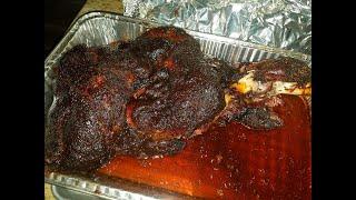 How to smoke a Whole Pork Shoulder like Mama and Papa Joe