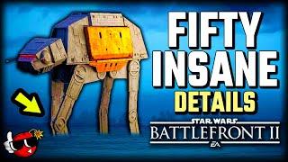 50 INSANE DETAILS on Scarif - Star Wars Battlefront 2