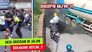 Awalnya Keras Digas Langsung Ciut.. Aksi Arogan Di Jalan Yang Berakhir Kocak