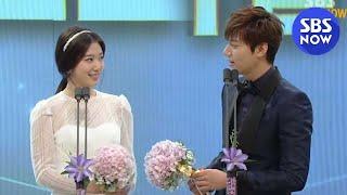 2013연기대상 이민호박신혜 베스트 커플상  The Heirs Lee MIn-ho Park Shin-Hye Best couple Awards  Eng Subtitle