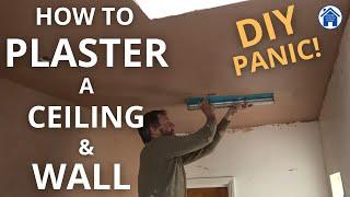 How to plaster a wall and ceiling a beginners guide Plastering made easy for the DIY enthusiast.