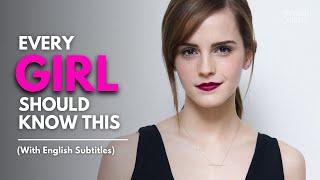 Every Girl Should Know This  EMMA WATSON  MOTIVATIONAL SPEECH  WINNER GIRLS