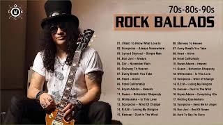 Best Rock Ballads Songs Of 70s 80s 90s  Rock Ballads Playlist