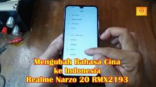 Cara Mengubah Atau  Menganti Bahasa Cina ke Indonesia Realme Narzo 20 RMX2193