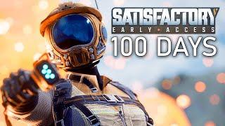 I Spent 100 Days in Satisfactory and Heres What Happened