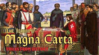 The Reading Of Magna Carta  Voices From History