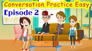 Easy Learning English Speaking Practice Sharon Peter Jack Anne Alice