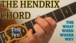 What Is The Hendrix Chord? And How Do We Use It. Guitar Lesson