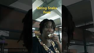 Eating SNAKE Fruit For The First Time #grateful #travel #balidiaries #food #lovebali #jamaica
