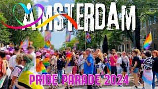 ️‍ AMSTERDAM PRIDE PARADE 2024  JULY 27 2024 - TOGETHER - THEME THIS YEAR 