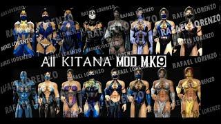 Mortal Kombat KITANA DLC MK Costume Skin PC Mod MK9 Komplete Edition MKKE update