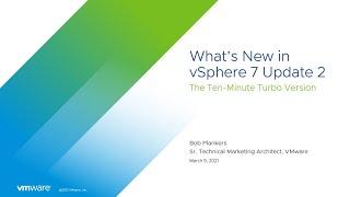 Whats New in vSphere 7 Update 2 in 10 Minutes