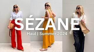 Whats New In My Wardrobe  SEZANE HAUL SUMMER 2024