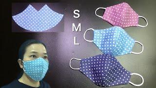 It took 3 minutes really only 3 minutes to make this mask-Its too simple for the beginner to sew