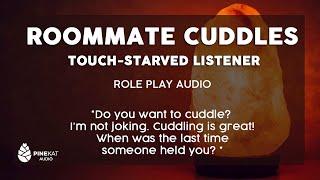 F4A ASMR Role Play - Roommate Cuddles You sweet caring gentle playing with hair