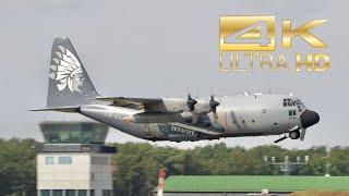 4K Lockheed C-130H Hercules Belgian Air Force departure at Kleine Brogel Air Base EBBL