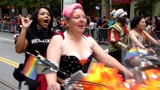 Dykes on Bikes 2017 LGBT Pride Parade San Francisco