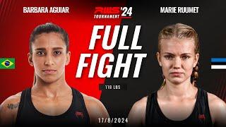 Full Fight l Barbara Aguiar vs Marie Ruumet I RWS