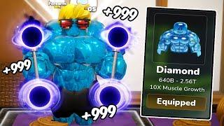 I Unlocked Diamond Body Alter Max Size & Muscles Roblox Gym League