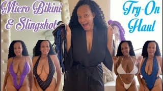 My Sister’s Secrets Micro Bikini & Slingshot Try-On Haul