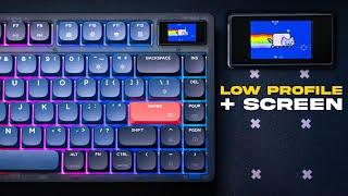 Ajazz AK832 Pro - Budget Low Profile Keyboard w Screen