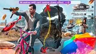 *NEW* Every 250 Metres Causes Random CHAOS Effect Can I Cross GTA 5?