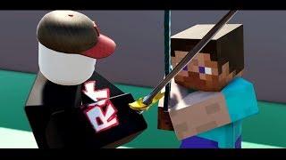 MINECRAFT VS ROBLOX Animated Short Roblox 3D Animation