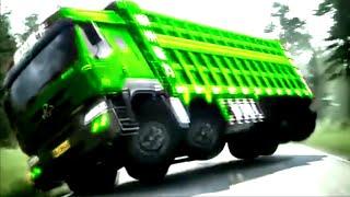 MOBIL TRUK JOGET JOGET LUCU - TRUCK DANCE TIK TOK - XE TẢI NHẢY TIK TOK