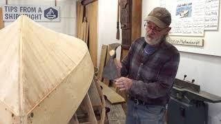 Building the 23 V-Bottom Skiff - Episode 12 Finishing the first layer of bottom planking