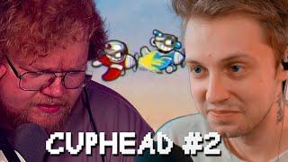 СТИНТ и T2x2 ИГРАЮТ В CUPHEAD #2  ПРОХОЖДЕНИЕ