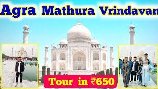 ₹650 me Agra Mathura Vrindavan Ek hi din me  When Software Engineers visit Agra Chandan Patel