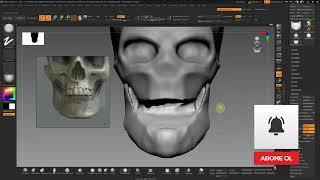 Zbrush Kurukafa Modelleme  Part - 3