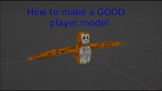 How to make a player model for your gorilla tag fan game UPDATED