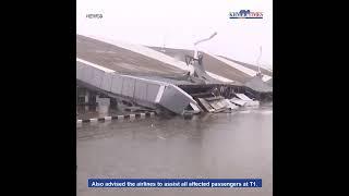 1 dead after roof collapse at Delhi Airport