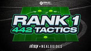 FIFA 23 BEST 442 RANK 1 META TACTICS & INSTRUCTIONS FT. NEALGUIDES