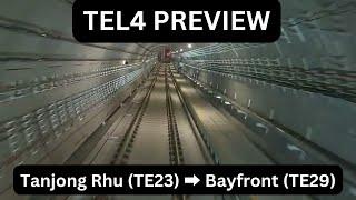 Thomson East Coast Line TEL4 Tanjong Rhu ️ Bayshore FULL trip #smrt