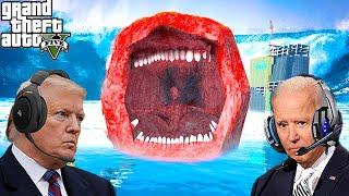 US Presidents Survive SEA MONSTER In GTA 5