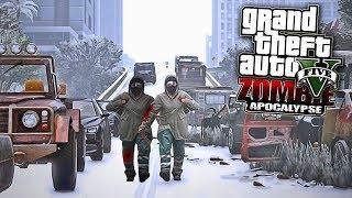 Новое ВЫЖИВАНИЕ с Серегой в ЗОМБИ АПОКАЛИПСИСЕ GTA5 - День 1