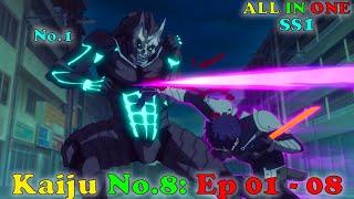 All in One TRỞ THÀNH QUÁI VẬT NHƯNG NHIỆM VỤ CHÍNH VẪN LÀ TẤU HÀI - Kaiju No.8 Ep 1-8 Tóm tắt Anime