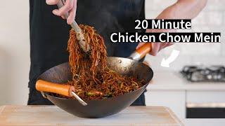 Chicken Chow Mein Ready in Only 20 Minutes