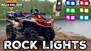 CAN-AM 1000 XMR GETS LIT Auxbeam Vibrant Series Rock Light Install