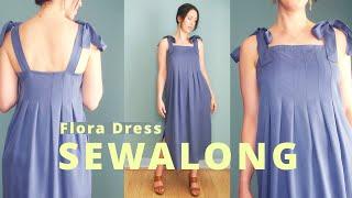 How to Sew an Easy Summer Dress  Flora Dress Pattern Sewalong