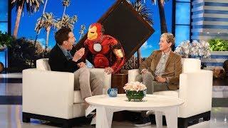 Benedict Cumberbatch Gets a Scare from Iron Man