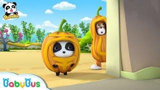 Baby Panda Wears Pumpkin Costume  Funny Baby Video  Kids Cartoon  Kids Videos  BabyBus