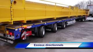 Transports Gruet Plateau extensible  Convoi exceptionnel