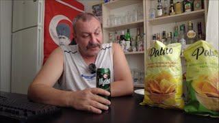 Bim in Patito Permesan Peyniri Aromalı ve Dereotlu Turşu Aromalı Cips Testleri  Mythos bira