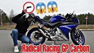 Yamaha YZF-R 125 - Soundcheck Radical Racing GP Carbon with  without DB-Killer